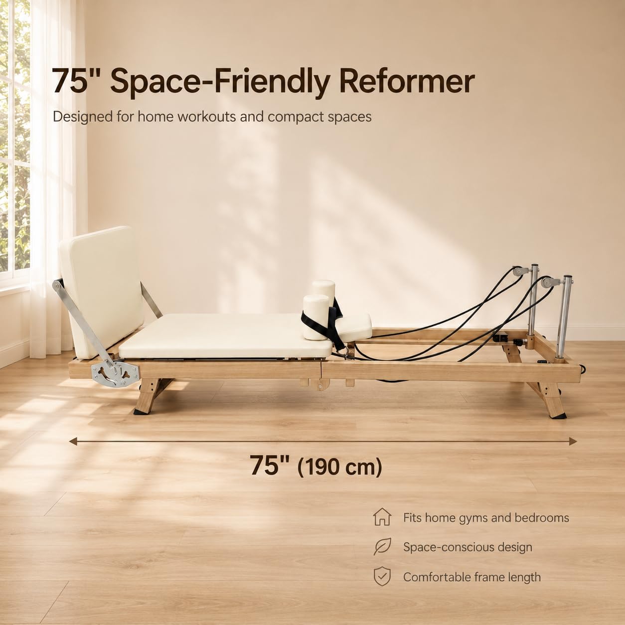 75 Inch Foldable Pilates Refor - Sports Equipment Near Me 评论和价格