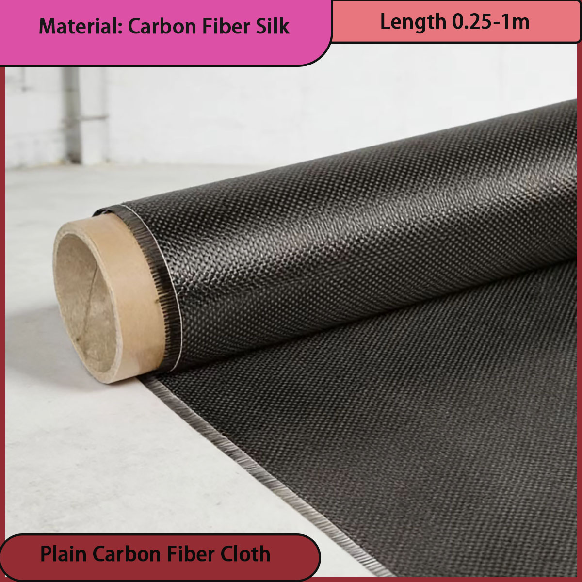 Plain carbon fiber cloth with  - Sports Equipment Used 评论和价格