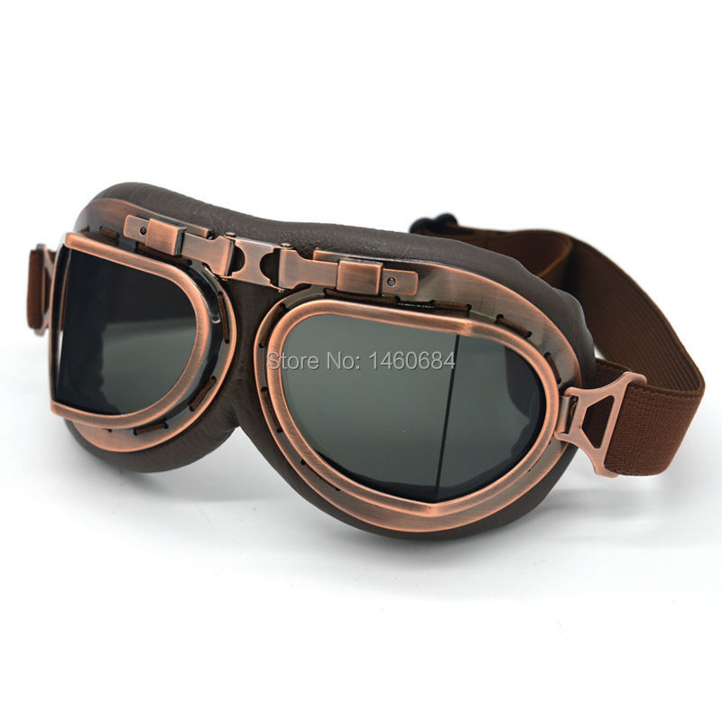 Retro Motorcycle Pilot Goggles - Sports Equipment In Flight 评论和价格