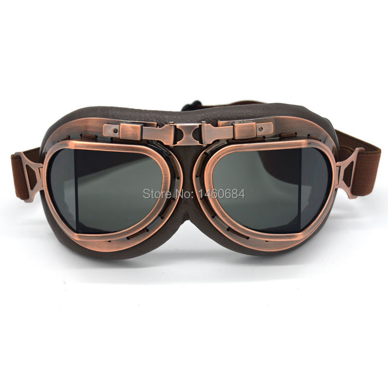 Retro Motorcycle Pilot Goggles - Sports Equipment In Flight 评论和价格