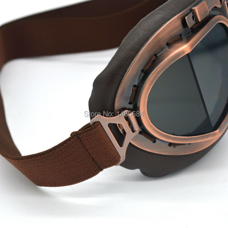 Retro Motorcycle Pilot Goggles - Sports Equipment In Flight 评论和价格